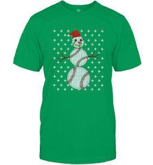 UGLY CHRISTMAS Baseball Snowman Holiday Santa Funny Men Gift Men's T-Shirt Men's T-Shirt - FordPhuMy