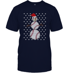 UGLY CHRISTMAS Baseball Snowman Holiday Santa Funny Men Gift Men's T-Shirt Men's T-Shirt - FordPhuMy