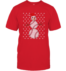 UGLY CHRISTMAS Baseball Snowman Holiday Santa Funny Men Gift Men's T-Shirt Men's T-Shirt - FordPhuMy