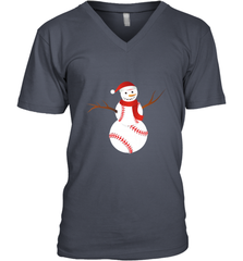 Snowman Baseball Christmas Men's V-Neck Men's V-Neck - FordPhuMy