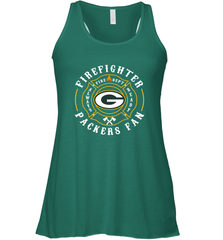 Green Bay Packers NFL Pro Line Green Firefighter Women's Racerback Tank Women's Racerback Tank - FordPhuMy