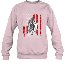 Knight Templar American Flag Crewneck Sweatshirt Crewneck Sweatshirt - FordPhuMy