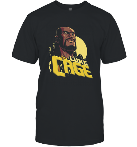 Marvel The Defenders Luke Cage Profile Men's T-Shirt Men's T-Shirt / Black / S Men's T-Shirt - FordPhuMy