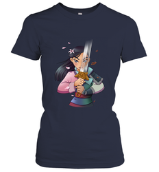 Disney Mulan Anime Half Girl Half Warrior Women's T-Shirt