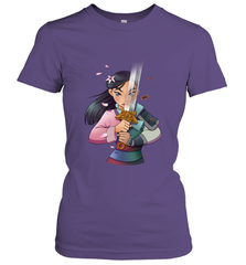 Disney Mulan Anime Half Girl Half Warrior Women's T-Shirt Women's T-Shirt - FordPhuMy