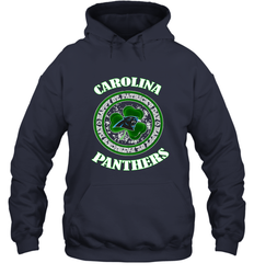 NFL Carolina Panthers Logo Happy St Patrick's Day Hooded Sweatshirt