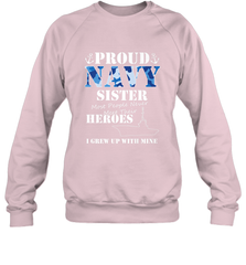 US Military Proud Navy Sister Men or Women Crewneck Sweatshirt Crewneck Sweatshirt - FordPhuMy