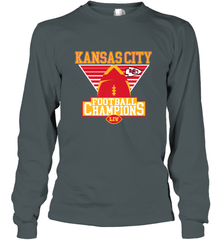 Kansas City Old School Football _ The City Of Champions LIV Long Sleeve T-Shirt Long Sleeve T-Shirt - FordPhuMy