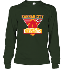 Kansas City Old School Football _ The City Of Champions LIV Long Sleeve T-Shirt Long Sleeve T-Shirt - FordPhuMy