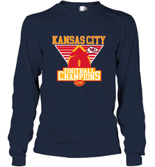 Kansas City Old School Football _ The City Of Champions LIV Long Sleeve T-Shirt Long Sleeve T-Shirt - FordPhuMy