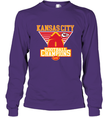 Kansas City Old School Football _ The City Of Champions LIV Long Sleeve T-Shirt Long Sleeve T-Shirt - FordPhuMy