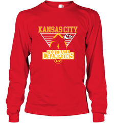 Kansas City Old School Football _ The City Of Champions LIV Long Sleeve T-Shirt Long Sleeve T-Shirt - FordPhuMy