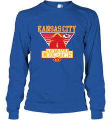 Kansas City Old School Football _ The City Of Champions LIV Long Sleeve T-Shirt Long Sleeve T-Shirt - FordPhuMy