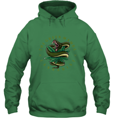 The Green Mamba, Cannabist, Weed Grower Pot Smoker Hooded Sweatshirt Hooded Sweatshirt - FordPhuMy