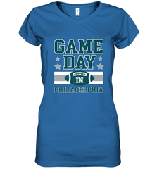 NFL Philadelphia Philly Game Day Football Home Team Women's V-Neck T-Shirt Women's V-Neck T-Shirt - FordPhuMy