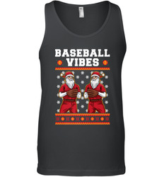Baseball Vibes Christmas Baseball Player Santa Gift Holiday Men's Tank Top
