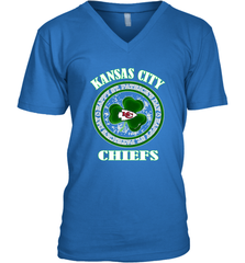 NFL Kansas City Chiefs Logo Happy St Patrick's Day Men's V-Neck Men's V-Neck - FordPhuMy
