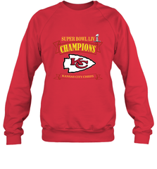 NFL Kansas City Chiefs Pro Line by Fanatics Super Bowl LIV Champions Crewneck Sweatshirt Crewneck Sweatshirt - FordPhuMy