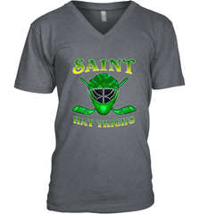 Saint Hat Tricks Ice Hockey Funny St Patricks Day Gift Men's V-Neck Men's V-Neck - FordPhuMy