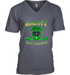 Saint Hat Tricks Ice Hockey Funny St Patricks Day Gift Men's V-Neck Men's V-Neck - FordPhuMy