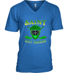 Saint Hat Tricks Ice Hockey Funny St Patricks Day Gift Men's V-Neck Men's V-Neck - FordPhuMy
