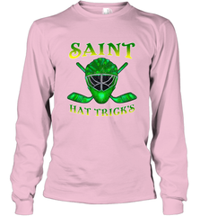Saint Hat Tricks Ice Hockey Funny St Patricks Day Gift Long Sleeve T-Shirt Long Sleeve T-Shirt - FordPhuMy