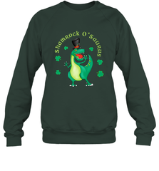 T Rex Dinosaur St. Patrick's Day Irish Funny Crewneck Sweatshirt Crewneck Sweatshirt - FordPhuMy