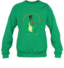 T Rex Dinosaur St. Patrick's Day Irish Funny Crewneck Sweatshirt Crewneck Sweatshirt - FordPhuMy