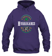 Carolina Hurricanes Fanatics St. Patrick's Day Forever Lucky Hooded Sweatshirt Hooded Sweatshirt - FordPhuMy