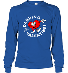 Dabbing Heart For Valentine's Day Art Graphics Heart Gift Long Sleeve T-Shirt Long Sleeve T-Shirt - FordPhuMy
