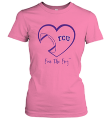 TCU Horned Frogs Football Inside Heart  Team Women's T-Shirt Women's T-Shirt - FordPhuMy