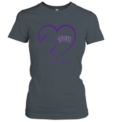 TCU Horned Frogs Football Inside Heart  Team Women's T-Shirt Women's T-Shirt - FordPhuMy