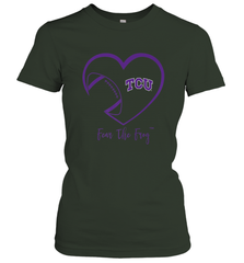 TCU Horned Frogs Football Inside Heart  Team Women's T-Shirt Women's T-Shirt - FordPhuMy