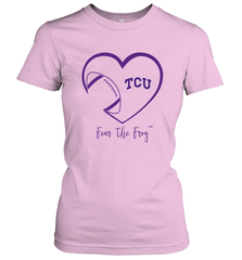 TCU Horned Frogs Football Inside Heart  Team Women's T-Shirt Women's T-Shirt - FordPhuMy