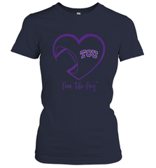 TCU Horned Frogs Football Inside Heart  Team Women's T-Shirt Women's T-Shirt - FordPhuMy