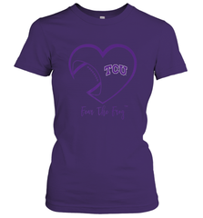 TCU Horned Frogs Football Inside Heart  Team Women's T-Shirt Women's T-Shirt - FordPhuMy