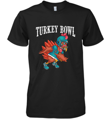 Cool Turkey Bowl _ Funny Thanksgiving Football Player Men's Premium T-Shirt Men's Premium T-Shirt - FordPhuMy
