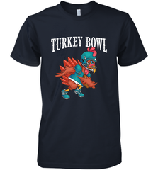 Cool Turkey Bowl _ Funny Thanksgiving Football Player Men's Premium T-Shirt Men's Premium T-Shirt - FordPhuMy
