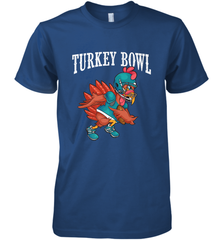Cool Turkey Bowl _ Funny Thanksgiving Football Player Men's Premium T-Shirt Men's Premium T-Shirt - FordPhuMy
