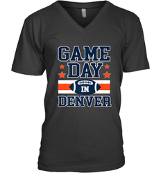 NFL Denver Co Game Day Football Home Team Colors Men's V-Neck