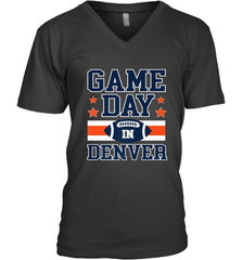 NFL Denver Co Game Day Football Home Team Colors Men's V-Neck Men's V-Neck - FordPhuMy