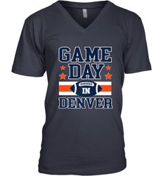 NFL Denver Co Game Day Football Home Team Colors Men's V-Neck