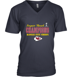 NFL super bowl Kansas City Chiefs champions Men's V-Neck