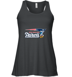 Nfl New England Patriots Champion Mickey Mouse Team Women's Racerback Tank