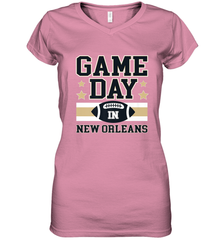 NFL New Orleans La. Game Day Football Home Team Women's V-Neck T-Shirt Women's V-Neck T-Shirt - FordPhuMy