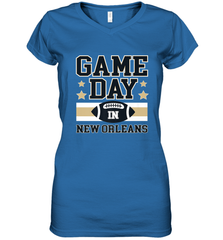 NFL New Orleans La. Game Day Football Home Team Women's V-Neck T-Shirt Women's V-Neck T-Shirt - FordPhuMy