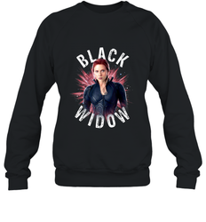 Avengers Endgame Black Widow Space Poster Graphic Crewneck Sweatshirt