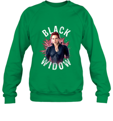 Avengers Endgame Black Widow Space Poster Graphic Crewneck Sweatshirt Crewneck Sweatshirt - FordPhuMy