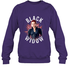 Avengers Endgame Black Widow Space Poster Graphic Crewneck Sweatshirt Crewneck Sweatshirt - FordPhuMy