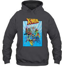 Marvel X Men Animated Series Poster Retro 90s Hooded Sweatshirt Hooded Sweatshirt - FordPhuMy
